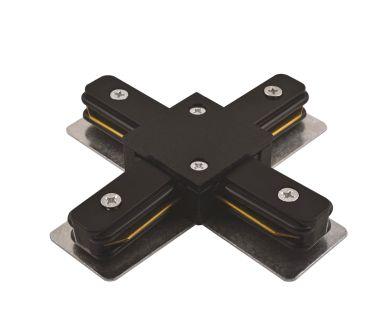 PTR CX-BL Коннектор X-образный черный для шинопровода JAZZWAY 5010871 PTR CX-BL Коннектор X-образный черный для шинопровода JAZZWAY 5010871