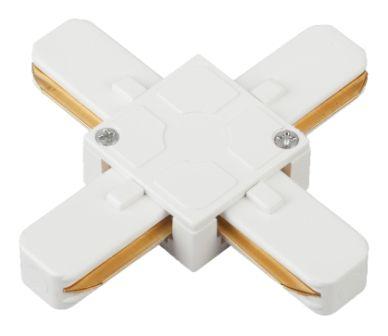 Коннектор TR7-C 2W X WH белый X-образный однофазный ЭРА Б0032179 Коннектор TR7-C 2W X WH белый X-образный однофазный ЭРА Б0032179