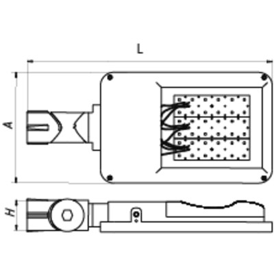 ���������� ������� �������� ����������� ����������� Arean LED K/55-001 840