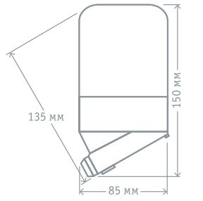 ���������� ������� ����������� ��� ����� NBL-SA2-60-E27-WH (��� 400-1 ��� �����)