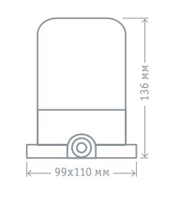 ���������� ������� ����������� ��� ����� NBL-SA1-60-E27-WH